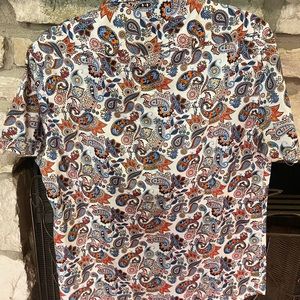 Denim & Flower Paisley Print Shirt Men’s Small